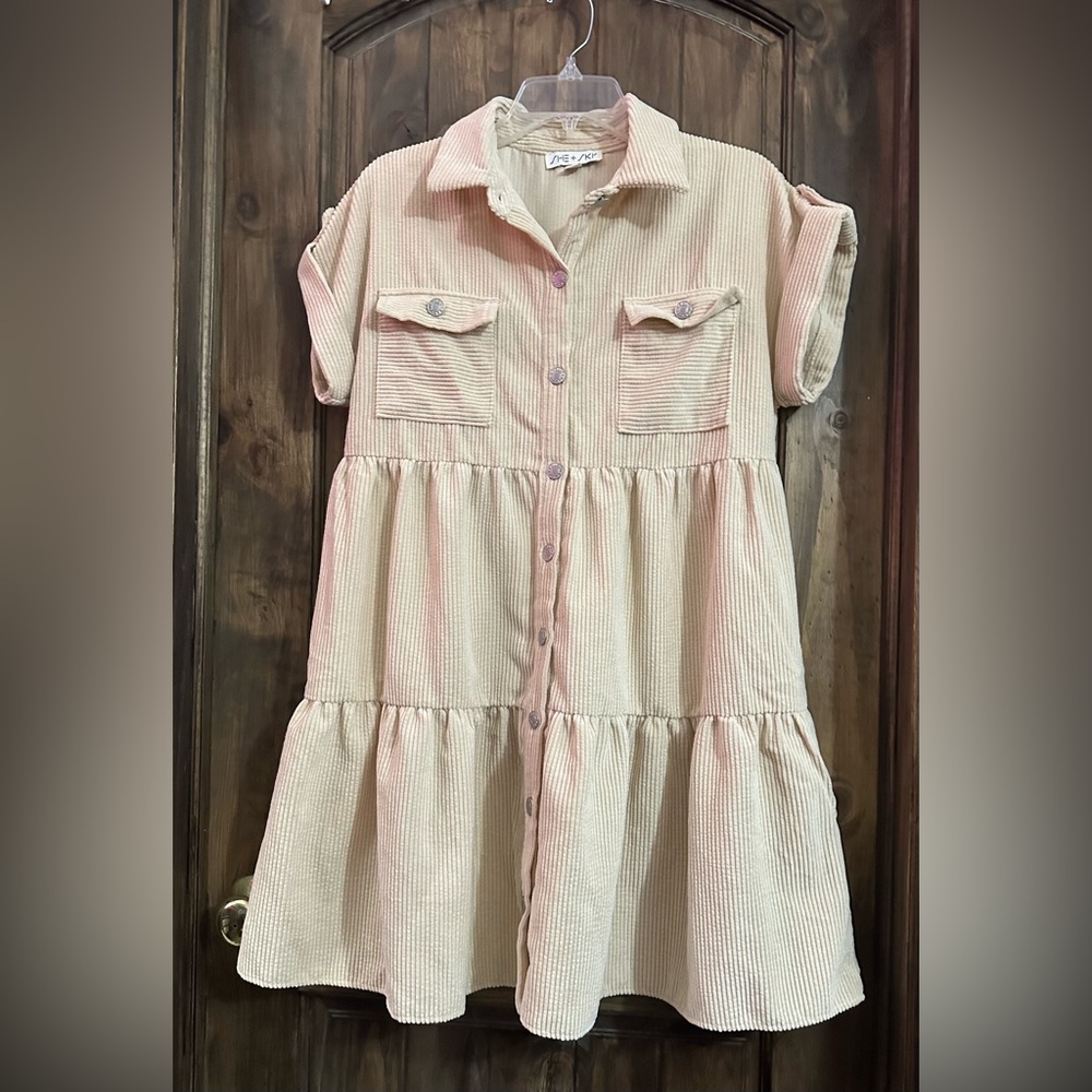 She + Sky dress Cream